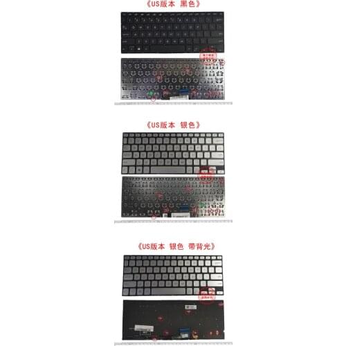 NEW FOR ASUS ADOL14FA S403F A403F X403F US Laptop Keyboard Backlit 2019