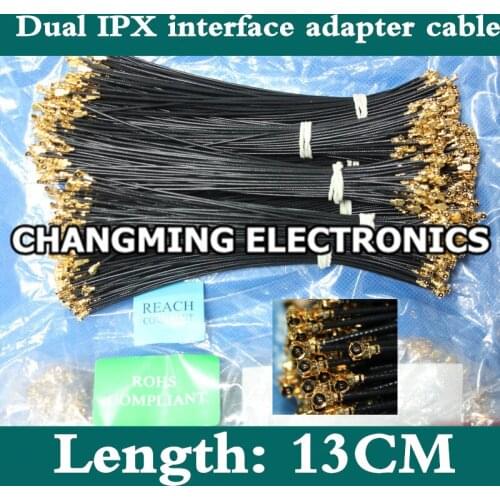 IPEX UFL jumper 50 European 1.13 line 13CM coaxial RF cable IPX-IPX WIFI(working 100% Free Shipping)10PCS