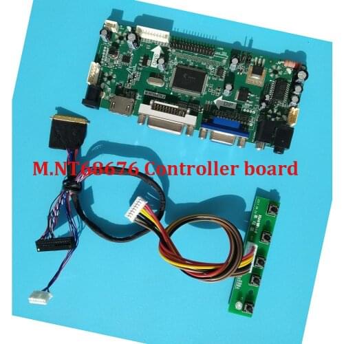 Controller board Kit For LTN141BT09 1440X900 Display DVI Audio Panel Screen Driver DIY VGA HDMI LCD LED montor LVDS 40pin