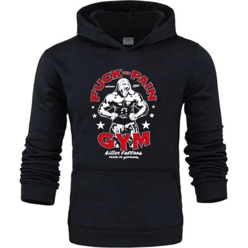 New 2021 Autumn Winter Brand Mens Hoodies Sweatshirts Men High Quality Gym Letter Printing Long Sleeve Fashion Mens Hoodies