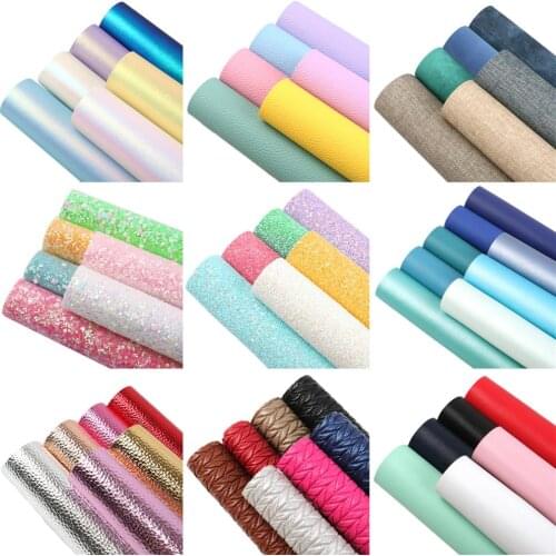 David accessories 20*33cm Transparent Synthetic Leather Faux Leather Fabric for Bows DIY Handmade Materials,1Yc10960