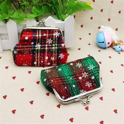 New Womens Christmas Small Wallet Holder Coin Purse Clutch Handbag Bag Wallet Purses For Women Christmas Present