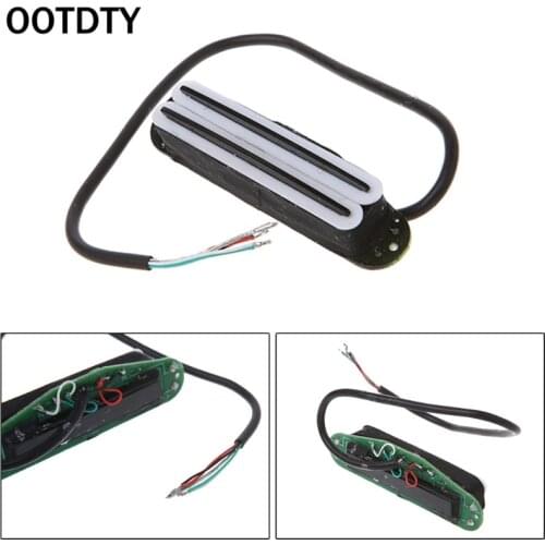 OOTDTY Guitar Pickup mini Dual Rail Coil Humbucker For ST TL 6 String