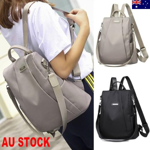 2019 Hot Womens Backpack Casual Nylon Solid Color School Bag Fashion Detachable Shoulder Strap Shoulder Bag