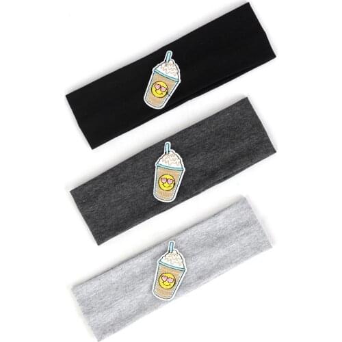 Cute Boy Headband Fashion Kid Girl DIY Cotton Soft Stretch Headwear Turban Children Ice Cream Printing Lovely Hair Accessories