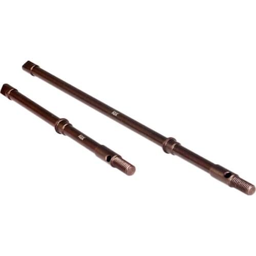 KYX Racing Hardened Steel Drive Shaft Rear Axle Shaft Dog Bone Upgrades Parts for 1/10 RC Crawler Car Axial RBX10 RYFT