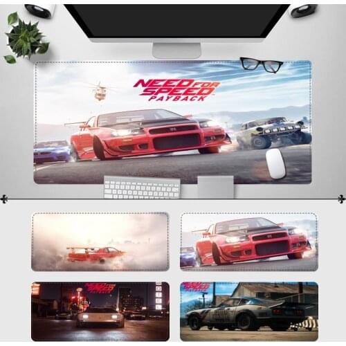 Nice Need for Speed Payback Mouse Pad Gamer Keyboard Maus Pad Desk Mouse Mat Game Accessories For Overwatch