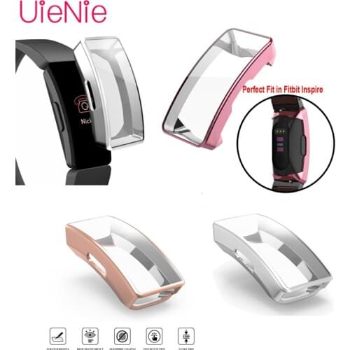For Fitbit Inspire HR watch screen TPU sturdy protective case For Fitbit Inspire HR silicone case protective film anti-scratch