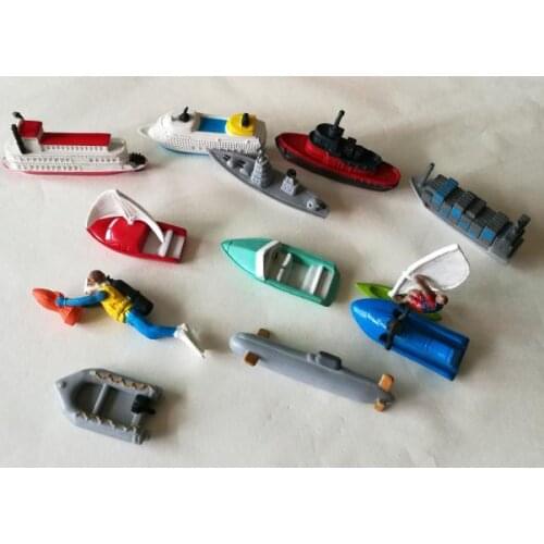 Pvc figure boat 11pcs/set toy model