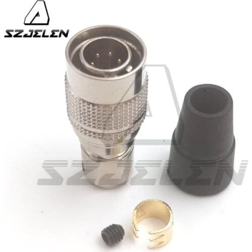 Hirose Connector 6 pin plug , HR10A-7P-6P, Topcon charger plug, camera power supply connector plug