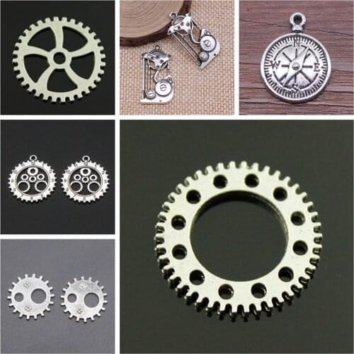 Malzahar Steampunk Gear Charms diy jewelry bracelet charms for jewelry making kit accessories