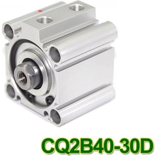 SMC Type CQ2B40-30D bore 40mm stroke 30mm Double Acting single rod Pneumatic Compact Cylinder high quality