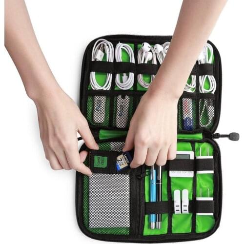 UTHAI T47 HDD Cable Storage Bag Travel Mobile Hard Drive U Disk Organizing Package Earphone SSD Charger Protable Storage Box