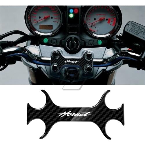 For Honda Hornet 600 Uo To 2004 3D Carbon-look Upper Triple Yoke Defender