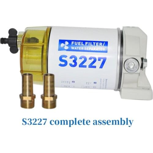 1 Pcs Brand New Fuel Filter R12T R25T S3213 S3227 Fuel/ Water Separator Complete Assembly Filter Marine Separator Replaces Racor