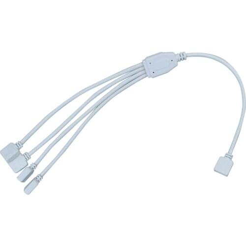 1pcs LED RGB Color Changing Strip 4Pin Splitter 1 to 4 Female Connector Cable Wire For 3528 5050 3014 SMD RGB LED Strip Tape