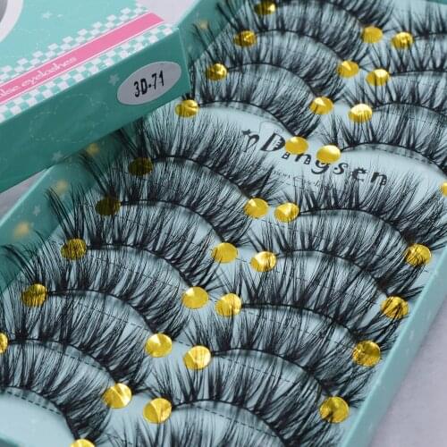 3D Eyelashes Hand made Reusable Natural Long Eyelashes 3D Mink Lashes Soft Dramatic Eye lashes For Makeup Cilios Mink Maquiagem