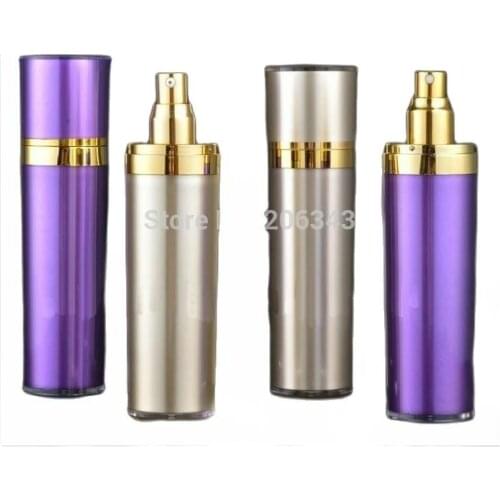 120ml purple Acrylic mist sprayer bottle or perfume bottle or water bottle used for cosmetic packing