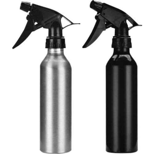 27RC 250ml Durable Refillable Aluminum Alloy Spray Bottle Empty Water Sprayer Barber Hair Cutting Hairdressing Hairstyling Tools