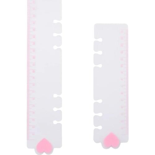 6 Holes Heart PVC Spiral Binder Notebook Divider inner Ruler for Notebooks Creative Stationery Office School Supplies