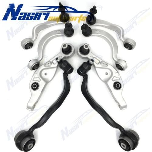 8 Pcs Set of Complete Left Right Front Upper Suspension Lower Control Arm Kit For Lexus LS460 1UR-FSE 1UR-FE 2007-2012