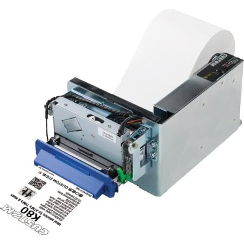 80mm Printing Mechanism Kiosk Ticket Thermal Printer CUSTOM K80 USB RS232 TORNADO PRINTER Self-service Kiosk Vending Machines