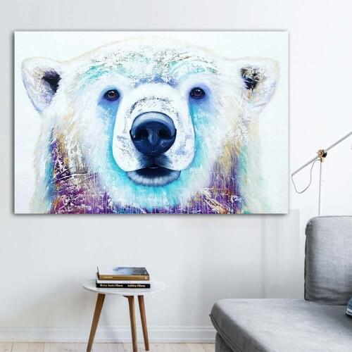 5d Diy diamond painting White Bear Animal full square drill diamond embroidery rhinestone painting diamond mosaic large art