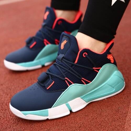 Basketball Children Shoes For Boys Sneakers Girls Casual Shoes Kids Sneakers Lace-up Breahable Leather Trainers sapato infantil