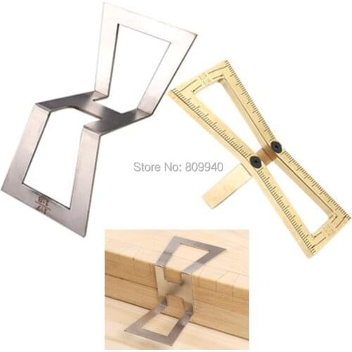 Stainless Steel Woodworking Tools for Carpenter Copper Hand Cut Wood Joints Gauge Dovetail Marker Guide