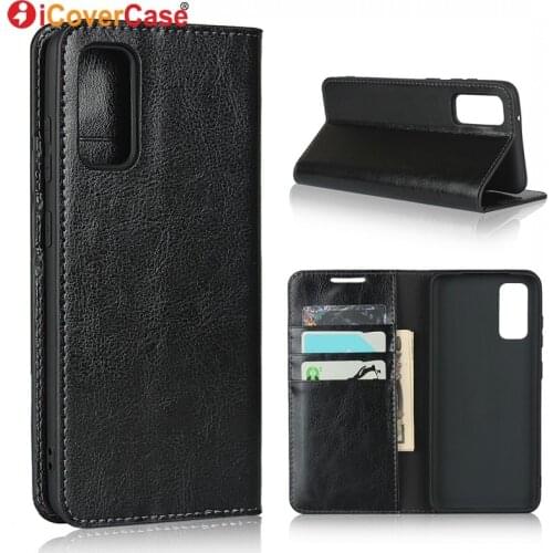 Flip Cover Luxury Genuine Leather Case For Samsung Galaxy S20/ S20+ plus/ S20 ultra/ S20 FE 5G Book Wallet Card Coque Phone Case