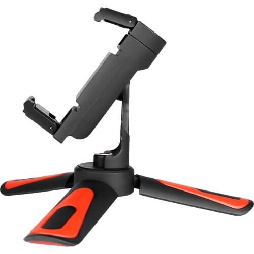 Smartphone Vlog Video Kit with Mini Desktop Table Tripod Phone Clip Holder for Mobile Vlogging Live Streaming Filming Interview