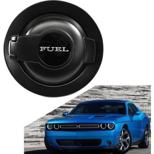 Car Fuel Gas Door Lid Vapor Edition Matte Black for 2008-2019 Dodge Challenger 68250120AA 5MY11DX8AA