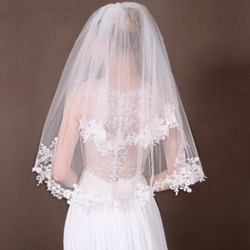 LAYOUT NICEB Wedding Short Veils