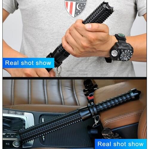 Powerful XHP50.2 Rechargeable LED Flashlight 18650 Telescopic Baton Self Defense Zoomable Defense Mace L2 Waterproof Torch Light
