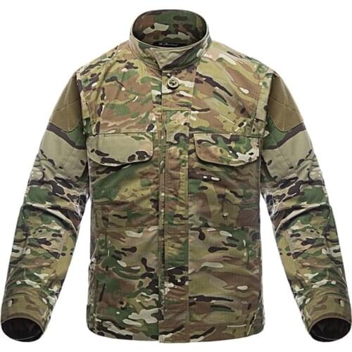 Camouflage Shirt Men Hiking Fishing Running Shirts Outdoor Waterproof Quick Drying Long Sleeve Tops Army Tactical Uniform