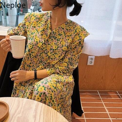 Летние платья с длинным рукавом Neploe China At AliExpress