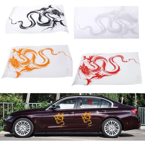 Beler Reflective Vinyl Dragon Graphic Car styling Hood Body Window Wrap Sticker Racing Sport Truck Decal DIY