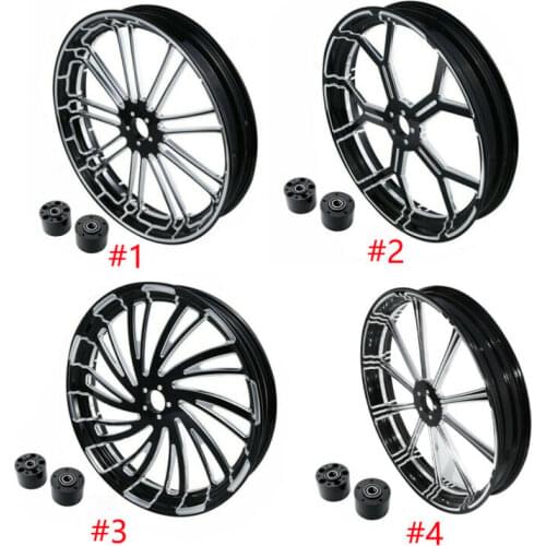 Motorcycle 18''-30'' Front Wheel Rim Hub Dual Disc Fit For Harley Touring 2008-2021 Road Electra Street Glide