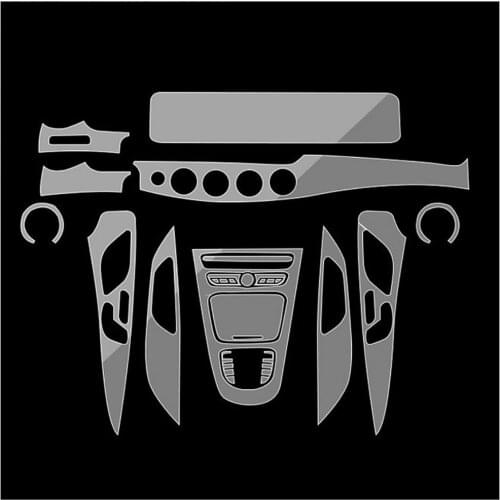 Car-Styling New Car Interior Trim Dashboard Clear Paint Protective Film Stickers for Mercedes Benz CLS 2018-2019