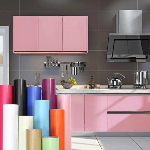 10M New Pearlescent DIY Decorative Film Renovation Wall Sticker Wardrobe Kitchen Cabinets PVC Waterproof Self Adhesive Wallpaper