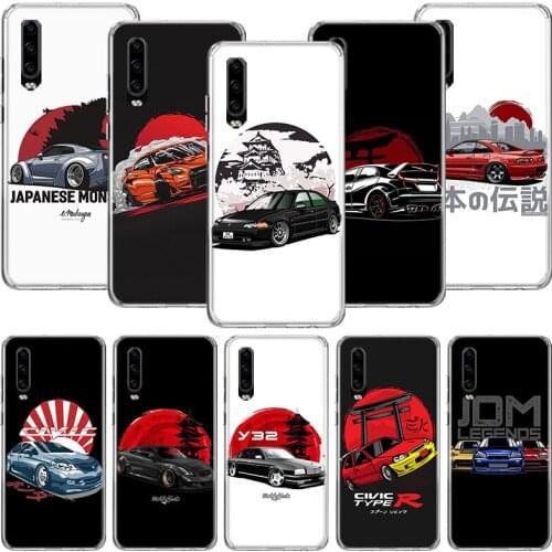 Tokoy Japan JDM Sports Car Phone Case For Huawei P30 P40 P20 P10 Mate 20 10 30 Lite Pro P Smart Z Plus Printing Cover Coque Shel