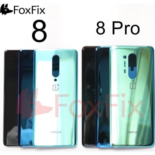 For Oneplus 8 Pro Back Battery Cover Rear Housing Door Case One Plus 8 Back Glass Panel Oneplus 8 Pro Battery Cover Replacement