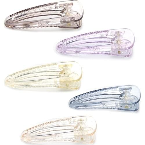 David accessories Transparent Plastic Barrettes Alligator Clips Hairpin For Bows Kid Girl DIY Headwear Hair Accessories,5Yc7311