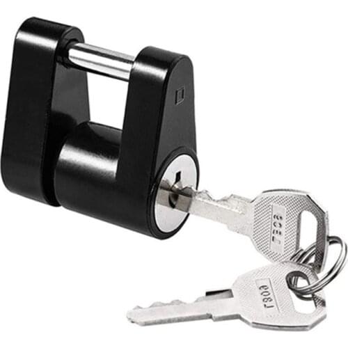 Wheel Clamp Lock Universal Security Tire Lock Anti Theft Trailer Hook Lock Fit Most Vehicles for t.u.k.RV Motorcycles