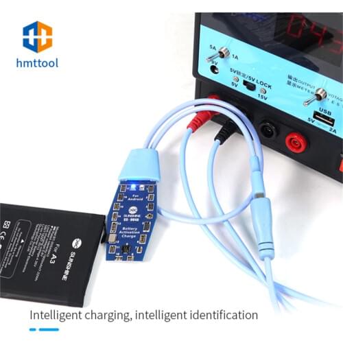 Sunshine SS-904A Battery Activating Charging Board For Android Mobile Phone Huawei Xiaomi OPPO VIVO Battery Repair Tool Cable