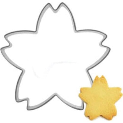 1pcs wedding Cherry blossoms Metal Cookie Cutter flower Fondant Cake Decor Pastry Biscuit tool cupcake topper bread mold