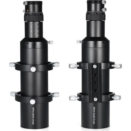 60mm Guide Scope Magnifier for Astronomical Telescope 240mm Focal Length F4 Ratio Guidescope with Helical Focuser