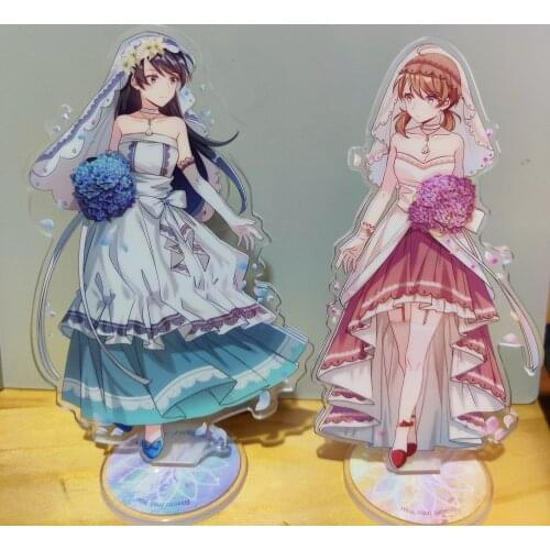 Anime Bloom Into You Nanami Touko Koito Yuu Hanayome Cosplay Badge Acrylic Stand Figure Desk Stand Figure Model Decorate