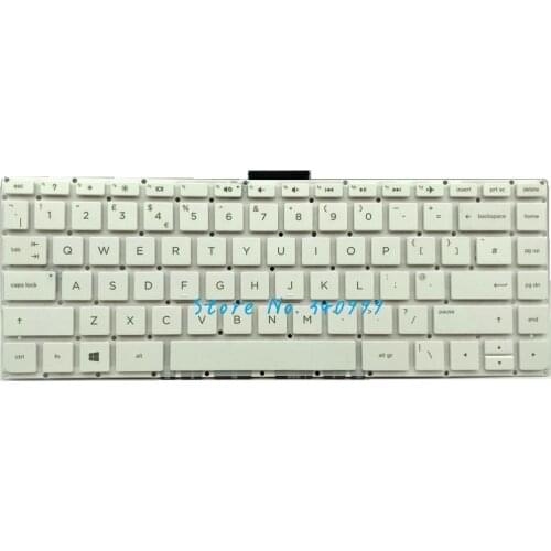 New org for HP Pavilion 14-ax 14-ax000 14-ax100 US White Keyboard