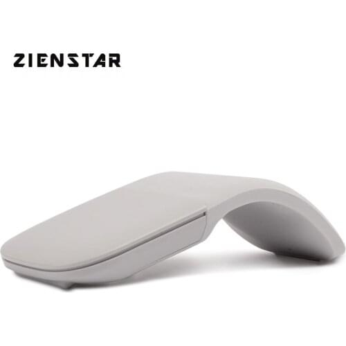 Zienstar For Microsoft Surface Bluetooth Foldable Wireless Ergonomic Arc Touch Mouse 3d Silent Laser PC Mouse For Windows Laptop